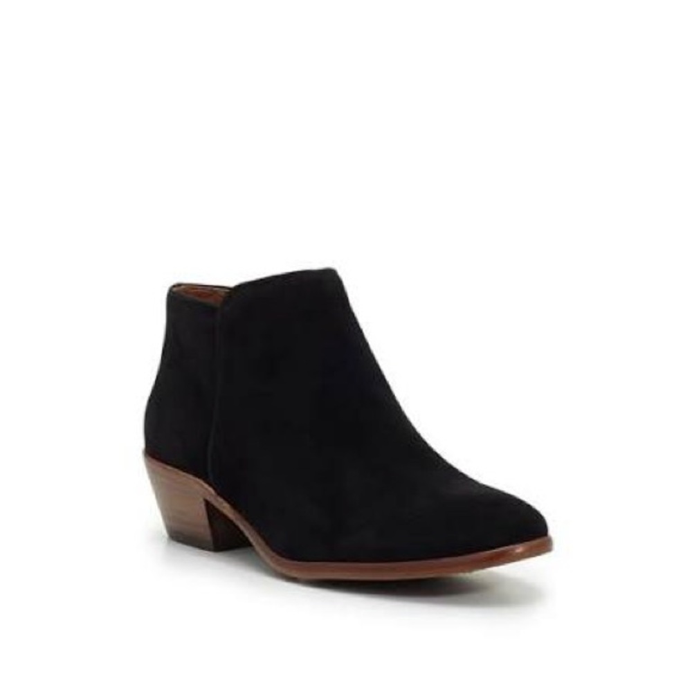 Sam Edelman Petty Black Suede Ankle Boots - 8.5 US